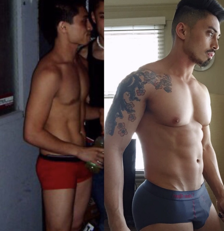 Client progress photo