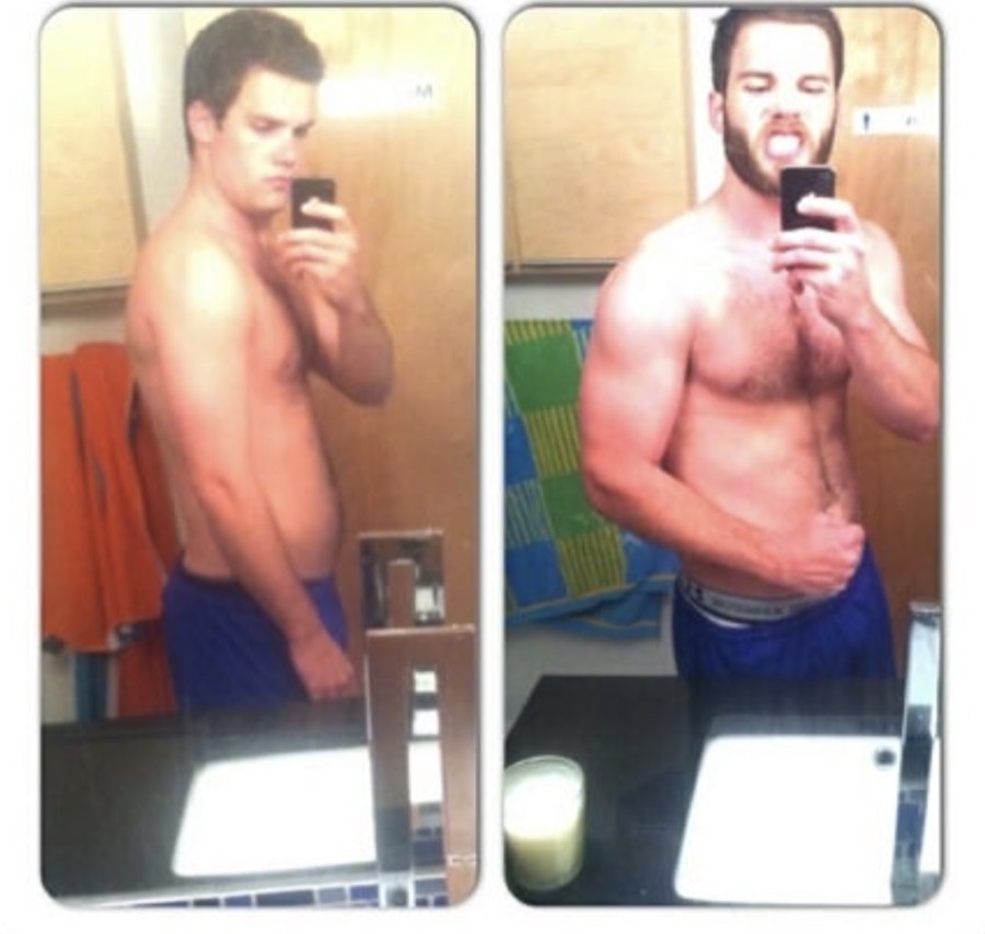 Client progress photo