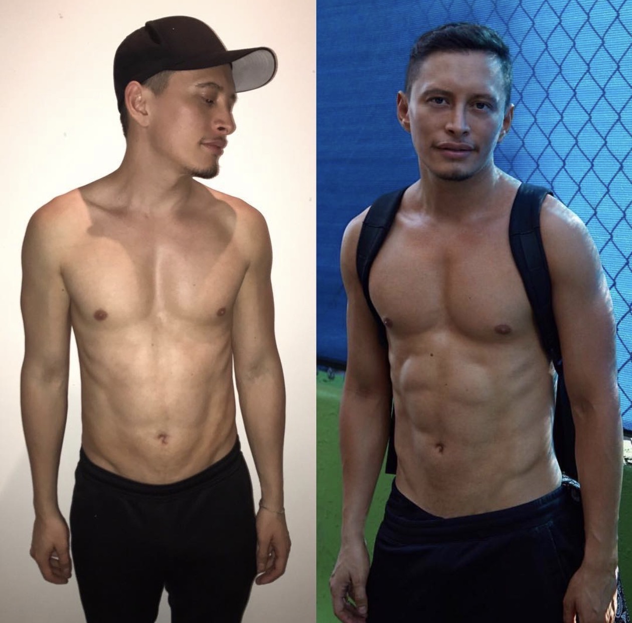 Client progress photo